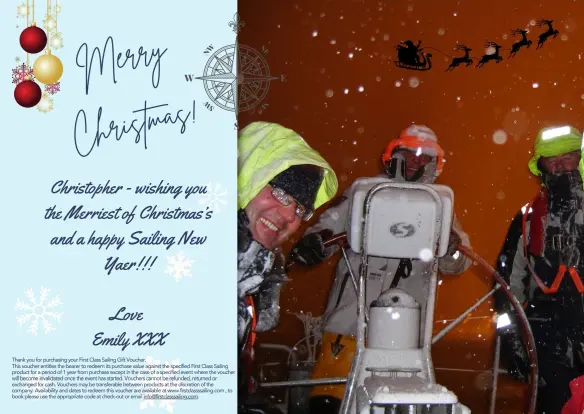 Sailing Gift Vouchers for Christmas